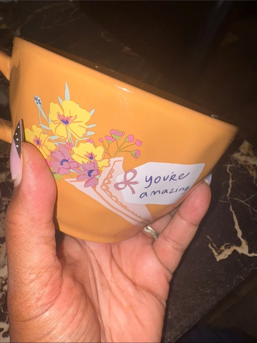 Threshold Peach Ceramic Accent Mug